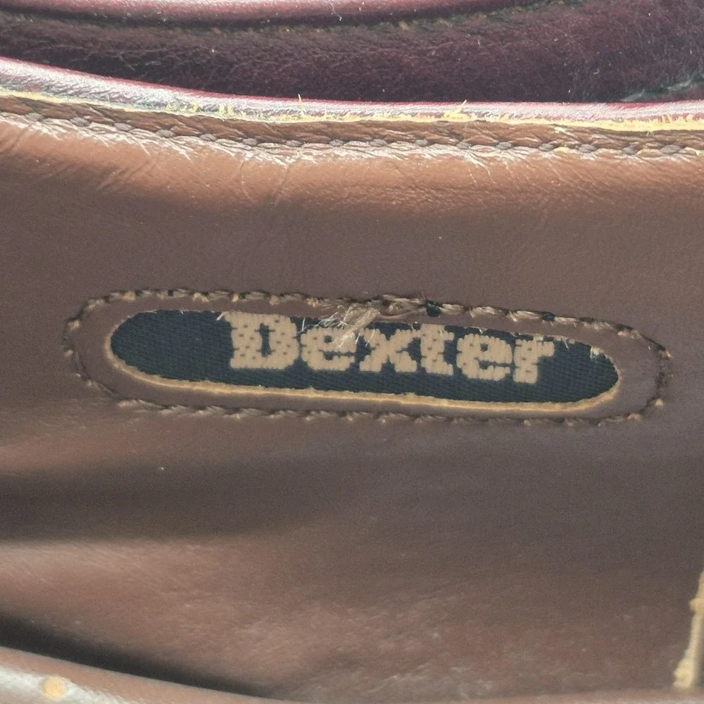 Dexter Dress Shoes Mens Size 14 D Burgundy Leather Oxford‎ Plain Toe W752-4